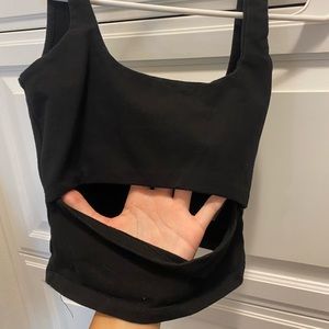 Edikted black slit tee